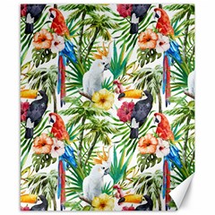 Jungle Birds Canvas 8  X 10  by goljakoff