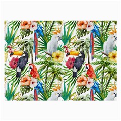 Jungle Birds Large Glasses Cloth by goljakoff