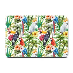 Jungle Birds Small Doormat  by goljakoff