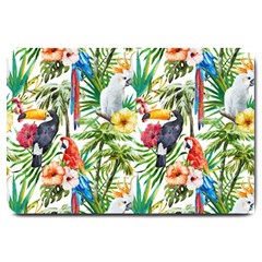 Jungle Birds Large Doormat  by goljakoff