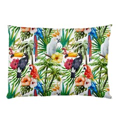 Jungle Birds Pillow Case by goljakoff