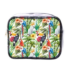 Jungle Birds Mini Toiletries Bag (one Side) by goljakoff