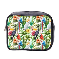 Jungle Birds Mini Toiletries Bag (two Sides) by goljakoff