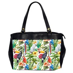 Jungle Birds Oversize Office Handbag (2 Sides) by goljakoff