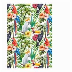 Jungle Birds Small Garden Flag (two Sides) by goljakoff