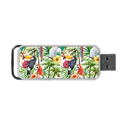 Jungle Birds Portable Usb Flash (two Sides) by goljakoff