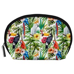 Jungle Birds Accessory Pouch (large) by goljakoff