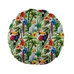 Jungle birds Standard 15  Premium Flano Round Cushions Front