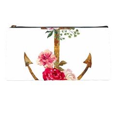 Flowers Anchor Pencil Case by goljakoff