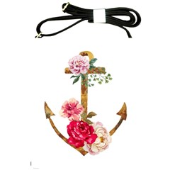 Flowers Anchor Shoulder Sling Bag by goljakoff