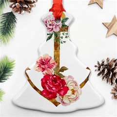 Flowers Anchor Ornament (christmas Tree)  by goljakoff