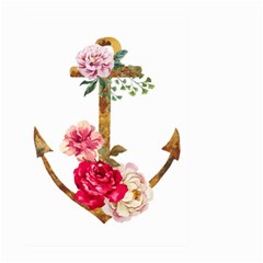 Flowers Anchor Large Garden Flag (two Sides) by goljakoff