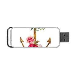 Flowers Anchor Portable Usb Flash (two Sides) by goljakoff