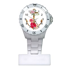 Flowers Anchor Plastic Nurses Watch by goljakoff