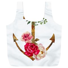 Flowers Anchor Full Print Recycle Bag (xxxl) by goljakoff