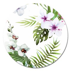 Flowers Magnet 5  (round) by goljakoff