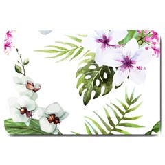 Flowers Large Doormat  by goljakoff