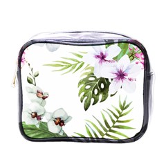 Flowers Mini Toiletries Bag (one Side) by goljakoff