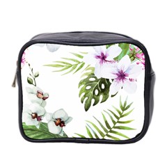 Flowers Mini Toiletries Bag (two Sides) by goljakoff