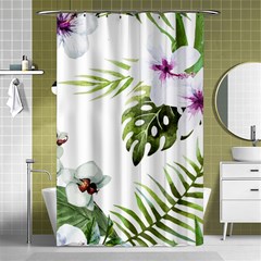 Flowers Shower Curtain 48  X 72  (small)  by goljakoff