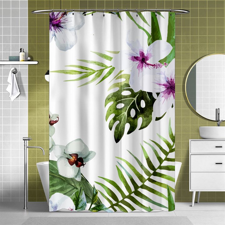 Flowers Shower Curtain 48  x 72  (Small) 