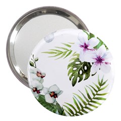 Flowers 3  Handbag Mirrors