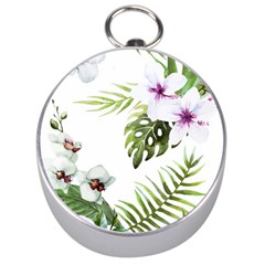 Flowers Silver Compasses by goljakoff