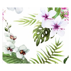 Flowers Double Sided Flano Blanket (small)  by goljakoff