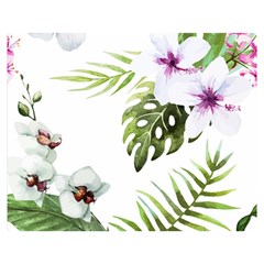 Flowers Double Sided Flano Blanket (medium)  by goljakoff