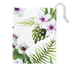 Flowers Drawstring Pouch (5xl) by goljakoff