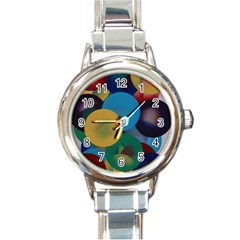 Kaleidoscope Round Italian Charm Watch