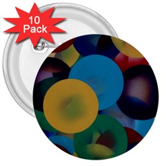 Kaleidoscope 3  Buttons (10 pack) 