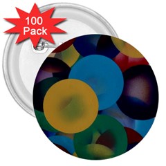 Kaleidoscope 3  Buttons (100 pack) 