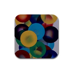 Kaleidoscope Rubber Square Coaster (4 pack) 