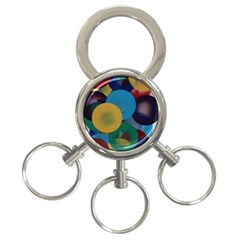 Kaleidoscope 3-ring Key Chain by WILLBIRDWELL