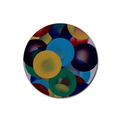 Kaleidoscope Rubber Round Coaster (4 pack) 