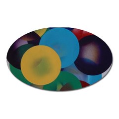 Kaleidoscope Oval Magnet