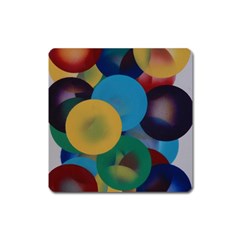 Kaleidoscope Square Magnet