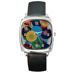 Kaleidoscope Square Metal Watch