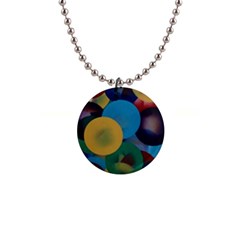 Kaleidoscope 1  Button Necklace