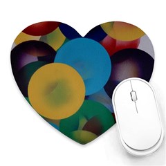 Kaleidoscope Heart Mousepads