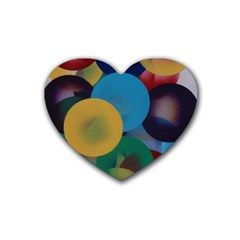 Kaleidoscope Rubber Coaster (Heart) 