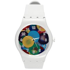 Kaleidoscope Round Plastic Sport Watch (m) by WILLBIRDWELL