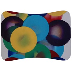 Kaleidoscope Velour Seat Head Rest Cushion