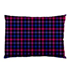 Bisexual Pride Checkered Plaid Pillow Case (two Sides) by VernenInk