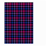 Bisexual Pride Checkered Plaid Small Garden Flag (Two Sides) Front