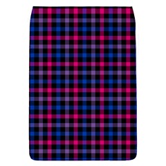 Bisexual Pride Checkered Plaid Removable Flap Cover (l)