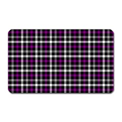 Asexual Pride Checkered Plaid Magnet (rectangular) by VernenInk