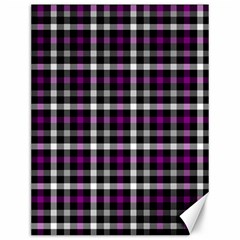 Asexual Pride Checkered Plaid Canvas 12  X 16  by VernenInk