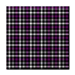 Asexual Pride Checkered Plaid Face Towel by VernenInk